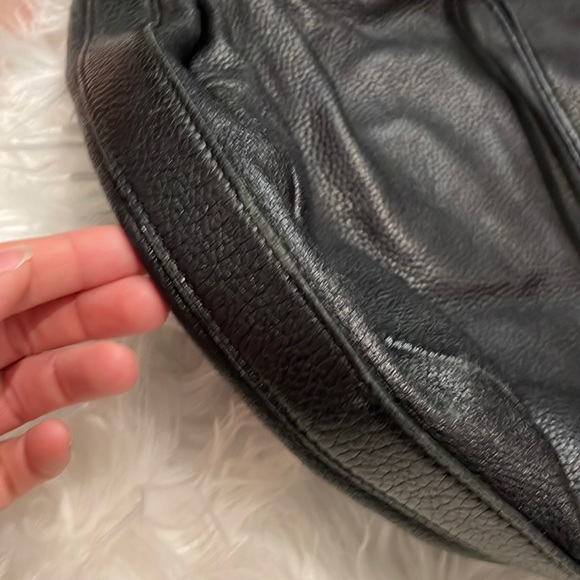 Gucci Pebble Leather Jungle Hobo Purse. Large XL Hobo Chain & Bamboo Accents - Picture 5 of 17